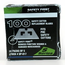 PHC Safety Cutter Replacement Blades SP-017 S-Series 100 PackSafety Point
