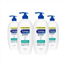 Sanex Expert Skin Health Moisturising Shower Gel 4x720ml Pump All Skin Types 6.06 per litre