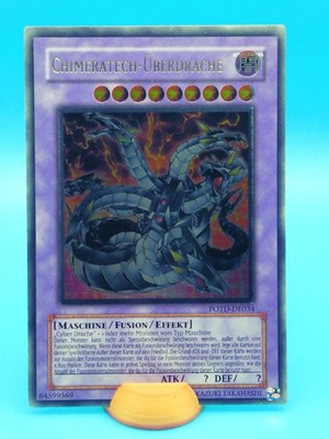 YUGIOH! Chimeratech-Überdrache POTD DE034/ Ultimate Rare/ Near Mint/ Mint