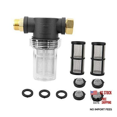 #ad Garden Hose Inlet Filter for High Pressure Washer Sediment Filter $24.59