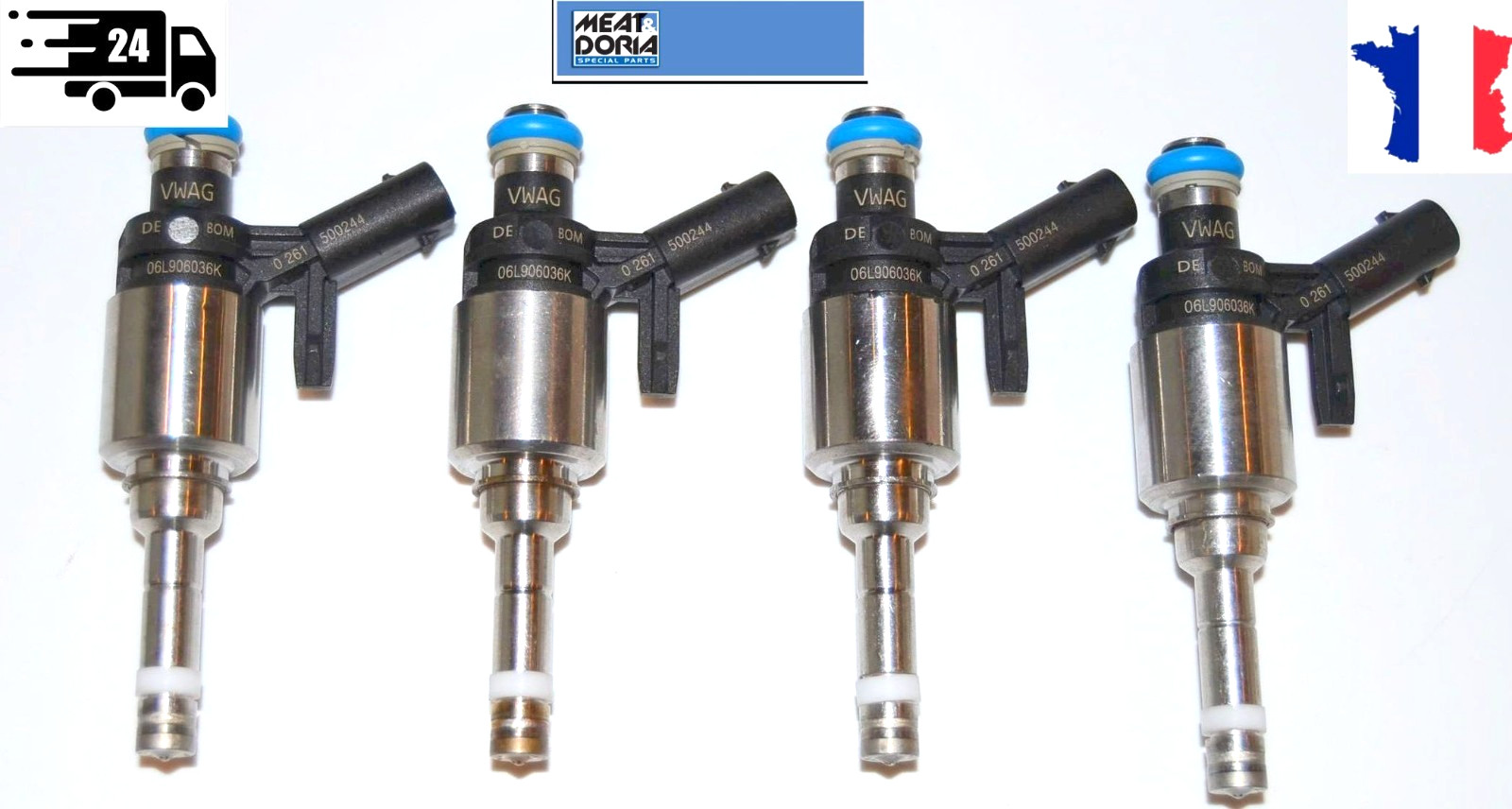 Injecteurs pour Audi Meat & Doria 75114244 pour un moteur silencieux lors de longs trajets