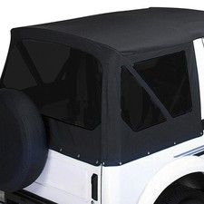 For Suzuki Samurai 1988-1994 Bestop 51361-15 Replace-a-top Black Denim Soft Top For Suzuki Samurai 1988-1994 Bestop 51361-15 Replace-a-top Black Denim Soft Top