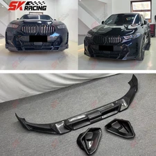 Front Bumper Lip/Side Air Vent Trim Fits BMW X6 G06 M-Sport Forged/Carbon Fiber