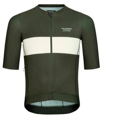 Pas Normal Studios Herren Radtrikot Solitude atmungsaktiv grün