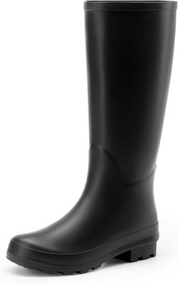 Traumpaar Gummistiefel Damen schwarz wasserdicht Regen Garten Schuhe Größe 7 UK