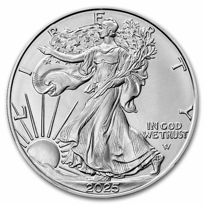 #ad #ad 2025 1 oz American Silver Eagle Coin BU $28.99