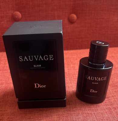 Dior Sauvage Elixir Spicy Elixir Vaporisateur Spray, Regular Size 3.4 oz