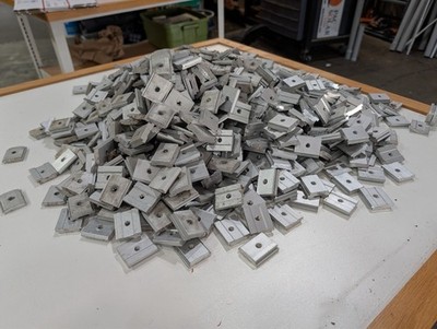 Lot of 250 ProSolar Rail Channel Nuts - P-CN-1 Fasteners for RoofTrac Rail