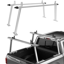 2x 71 Roof Rack Silver High Bed Rear Cross Bar Luggage Cargo Carrier For Pickup
