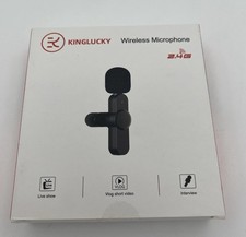 Wireless Microphone 2.4G For Interviews Vlogs  Live Shows Kinglucky