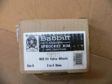 Abb Arg-0 B Itt Adjustable Sprocket Rim With Chain Guide Size 0 Babbitt