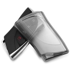 Auto Key Case Fob Protector Cover Compatible for Lexus ES RX Transparent Black