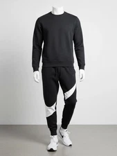 Nike Sportswear Swoosh Tech Fleece  - Color BLACK SIZE LARGE