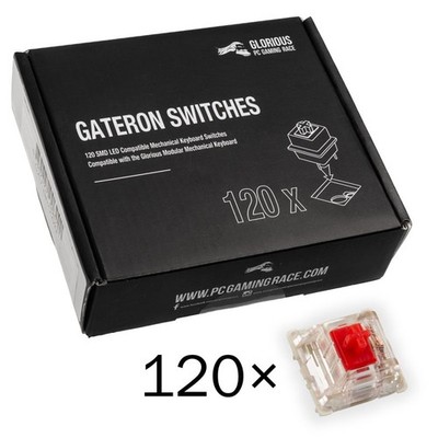Glorious PC Gaming Race GAKC-047 Tastatur Schalter Rot Gateron GAT-RED