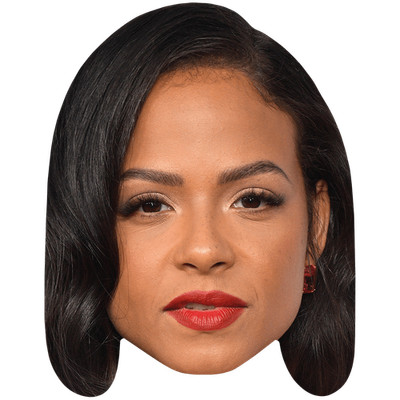 Christina Milian (Lipstick) Celebrity Mask, Flat Card Face, Fancy Dress Mask