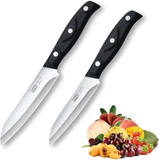 2PCS Paring Knife - Little Cook Paring Knife Set - Ultra Sharp Kitchen Knife - F