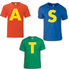 Chipmunks Halloween Fancy Dress T-Shirt | Alvin Simon Theodore | Matching Outfit