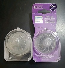 2 Pack Philips AVENT Natural Response Flow Newborn Nipples 0m 4 Nipples