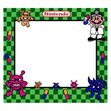 Dr Mario Arcade Monitor Bezel Artwork Sticker Decal image