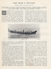 CANOE RACING IN MAORI-LAND : NEW ZEALAND. WIDE WORLD MAGAZINE : TRUTH REALLY IS