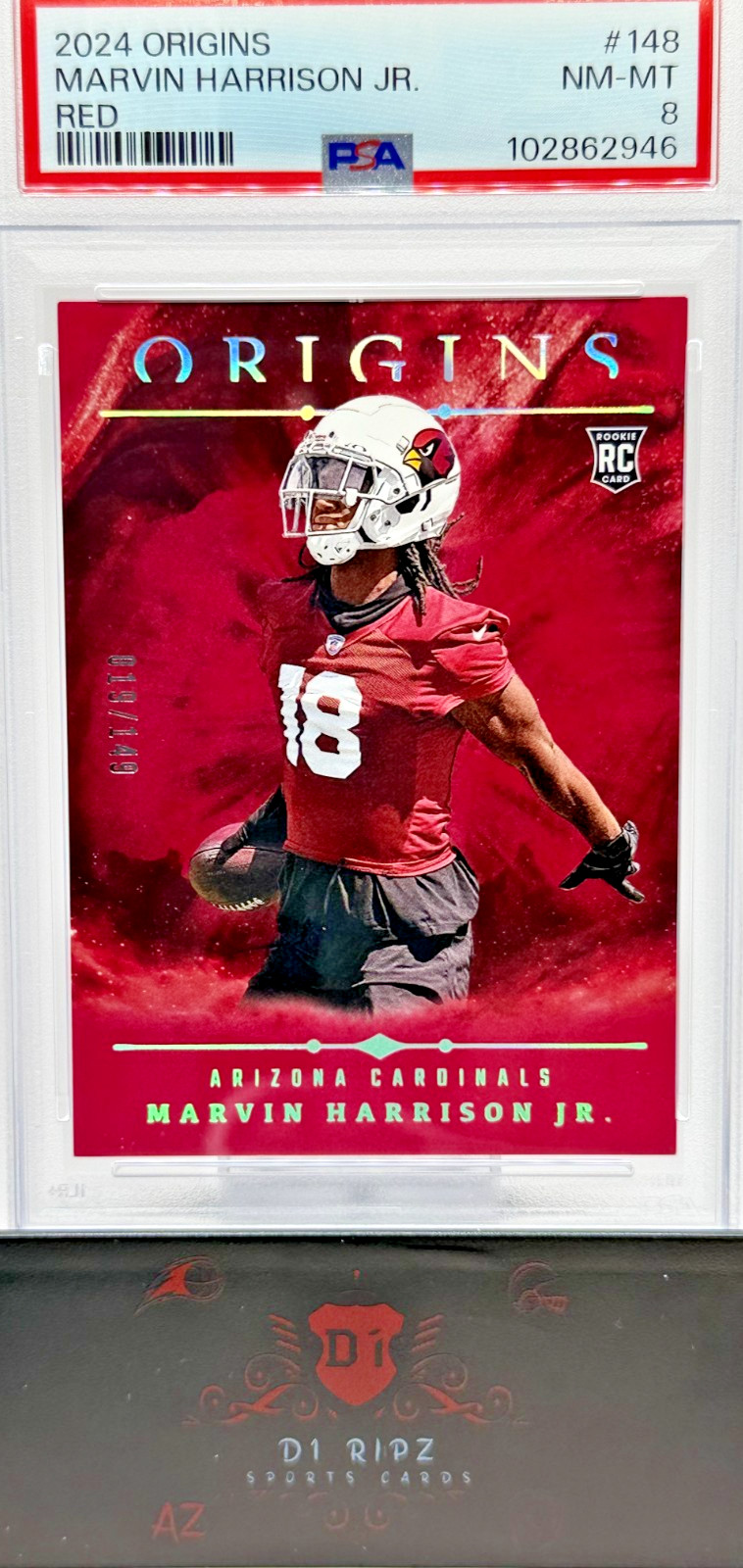 2024 Panini Origins - Rookies Marvin Harrison Jr. #148 Red /149 (RC)