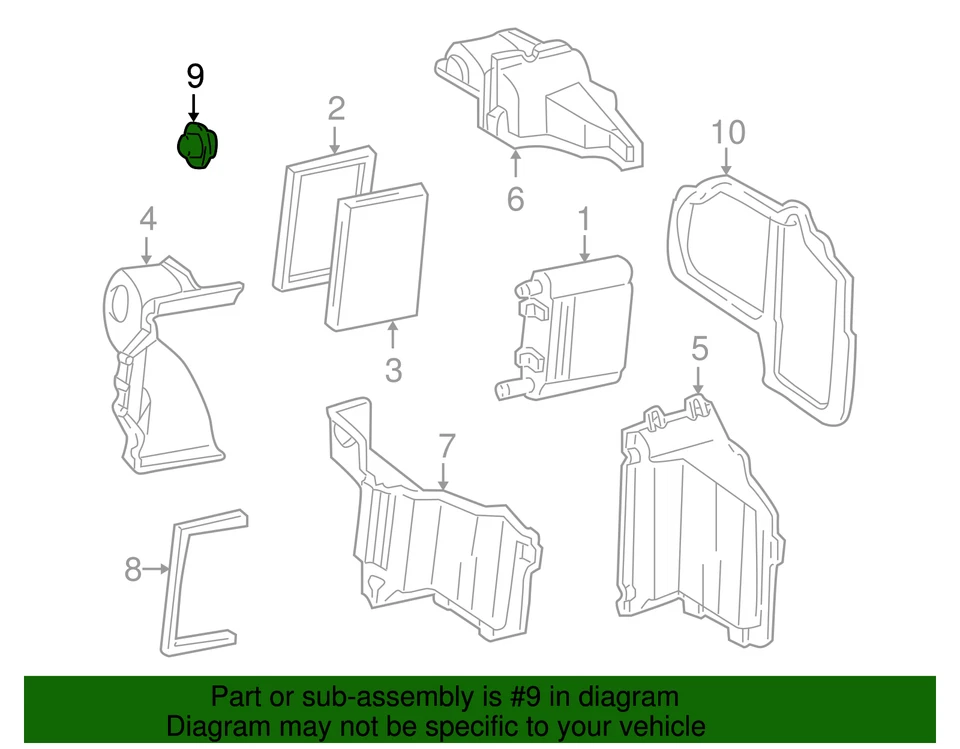 Motor soplador de calefacción y aire acondicionado genuino GM con rueda 19179474 Foto 4 de 4