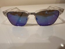 New Maui Jim Kawika Polarized Sunglasses B257-05CR Crystal/Blue Hawaii Glass BK