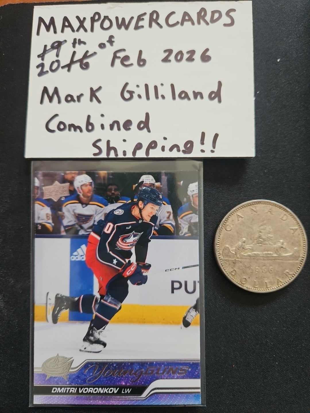 2023-24 UPPER DECK DMITRI VORONKOV YOUNG GUNS #492