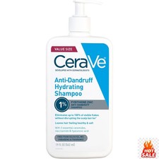 CeraVe Anti-Dandruff Scalp Care Shampoo 19 fl oz No Fragrance Hypoallergenic
