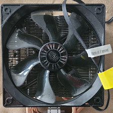 Cooler Master CPU Fan with Heatsink 4-Pin Copper/Aluminum Black/Silver