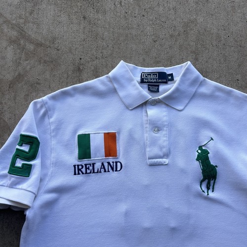 Vintage 90s Ralph Lauren Big Pony Polo Ireland 2 Rugby Shirt Rare Size Medium  by Ralph Lauren, Size M, $90 - Photo 3