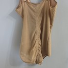 Women’s Beige Firm Shapewear Bodysuit One Piece XL Wireless Hook & Eye — photo 6