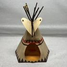 Vintage 1989 Playmobil Geobra Native American Indian Camp Teepee Replacement #2