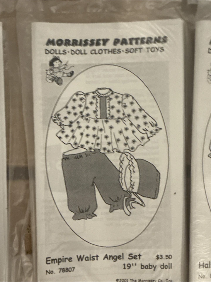 Morrissey Patterns NEW 19" DOLL CLOTHES Lot 2 - Image 3 of 4