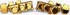 True Lok Mid-Size Locking Tuners - 3x3Gold