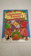 My Christmas Treasury Hardcover Brown Watson Illustrated Stories Songs Vintage H