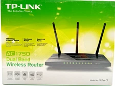 TP-Link Archer A7 AC1750 Wireless Dual-Band Gigabit Router - Black