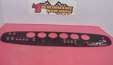 New Turner Scott Motorsports Switch Panel 25" x 5" x 1/32" Thick. NASCAR