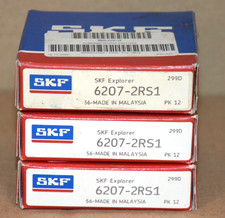 SKF Kugellager 6207-2RS1 Rillenkugellager 3ST&Uuml;CK Neu/unbenutzt