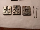 Vintage Marx/Disney, Thingmaker Metal Molds And Handle, Lot Of 3