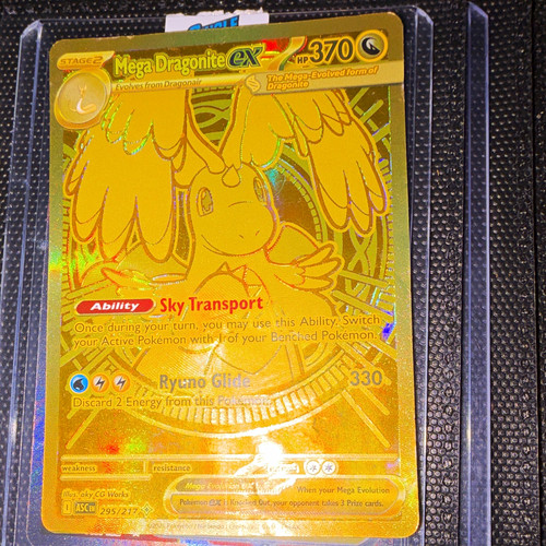 Pokemon TCG Mega Dragonite EX Mega Hyper Rare Evolutions 295/217 EN