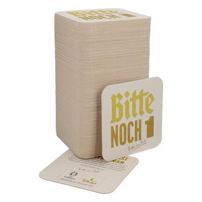 125x Bitburger Bier Bierdeckel Untersetzer 9x9 cm ''Danke Bitte'' Rückseite ''Euro