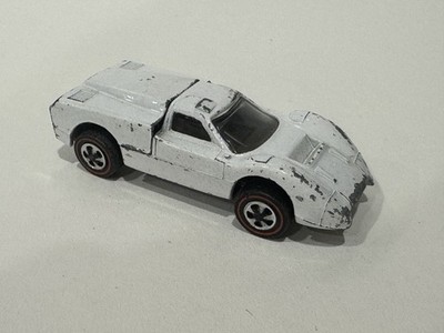 Mattel Hot Wheels Redline Ford J-Car White 1967