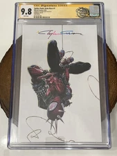 SPIDER-PUNK ARMS RACE 1🕸 CGC SS 9.8 🌈INFINITY SIG BY CRAIN VAULT ED #108/200🎸