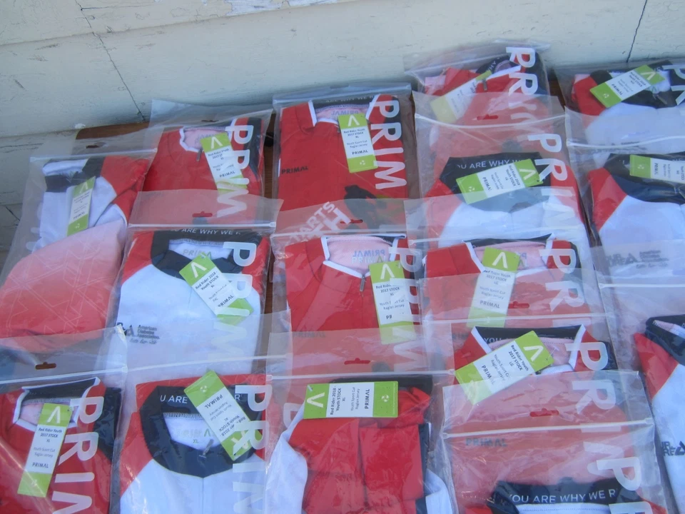 Lote (18) Camisa de Ciclo Juvenil Primal (tamanhos diferentes) - Imagem 3 de 4