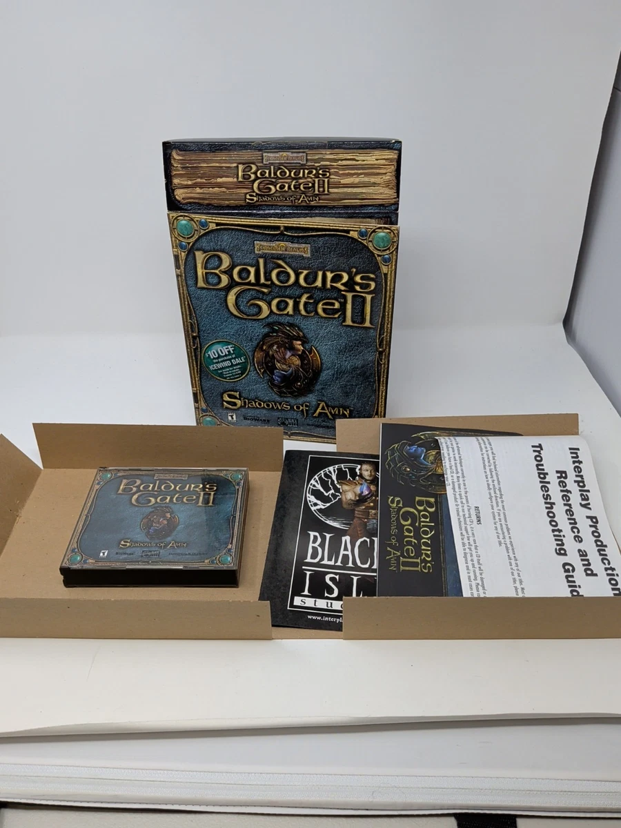 Baldur's Gate II: Shadows Of Amn - PC - Petite Boîte (Small Box) - Version FR Complète - PAL