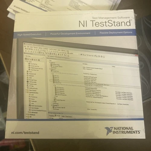 TEST MANAGEMENT SOFTWARE . NI TEST STAND C2014 . New Sealed 