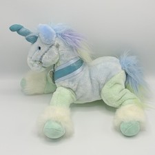 Animal Alley DARLA Unicorn Plush 15" Pastel Colors Toys R Us Butterfly Collar VG