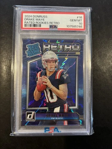 2024 Panini Donruss - Rated Rookie Retro Drake Maye #16 (RC)