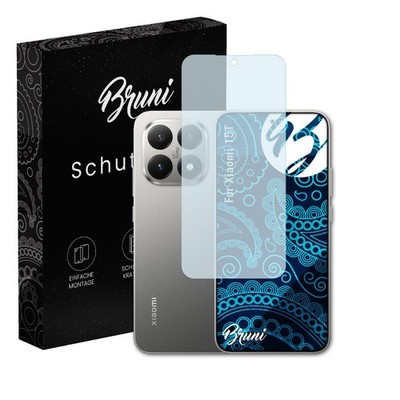 Bruni 2x Folie für Xiaomi 15T Schutzfolie Displayschutzfolie